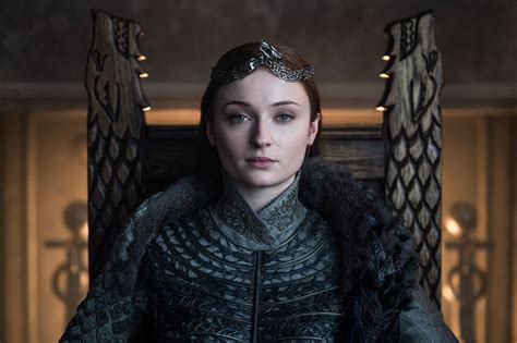 Game of Thrones Season 8: Sansa Stark as Queen in the North。